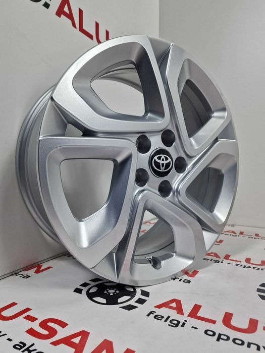 NOWE alufelgi TOYOTA 17" 5x108 - Srebrne