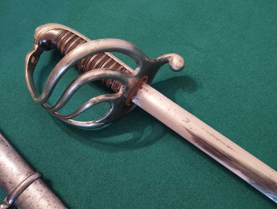 Sabre de Oficial Francês de Infantaria modelo de 1882 .