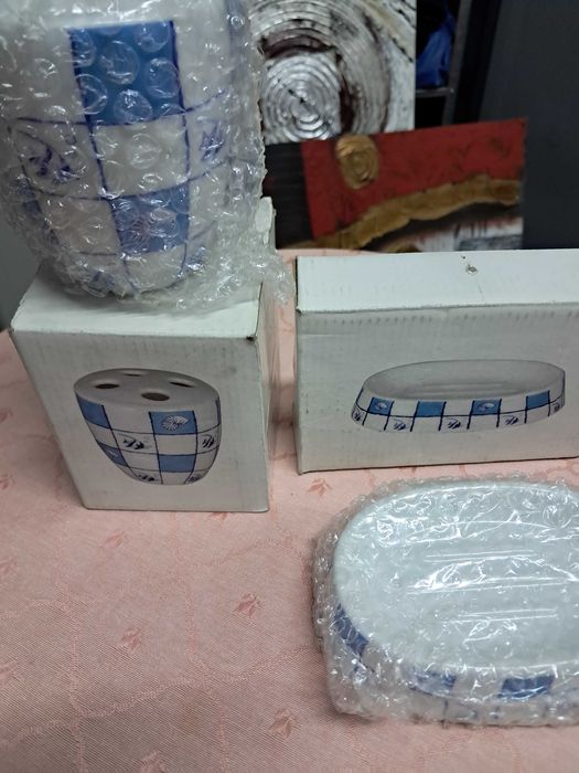 Conjunto de 3 peças para Casa de Banho