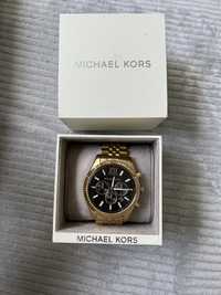 Zegarek meski michael kors MK 6466 zloty czarny duzy nowy