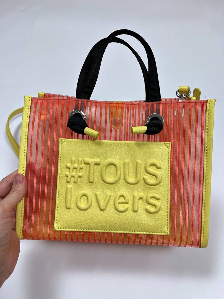 Яскрава прозора сумка Tous lovers оригінал