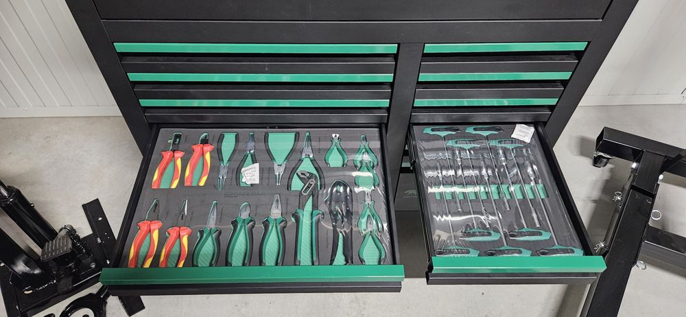 XXL wyposażona szafka narzedziowa wozek warsztatowy wozek narzędziowy