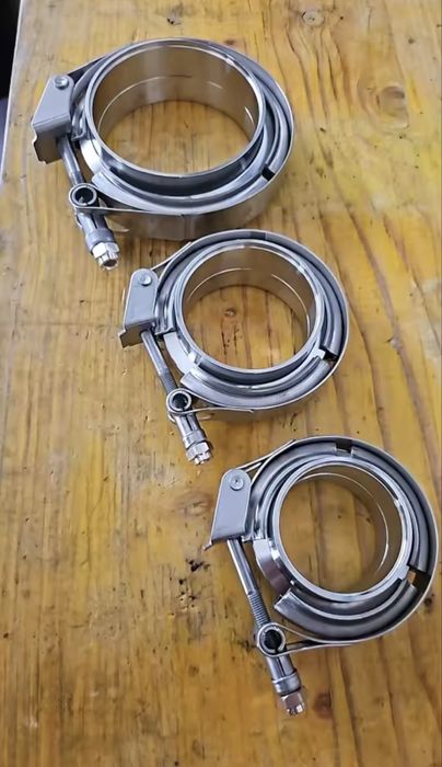 Хомут глушника з фланцями V-Band 51мм 60мм 63мм 76мм