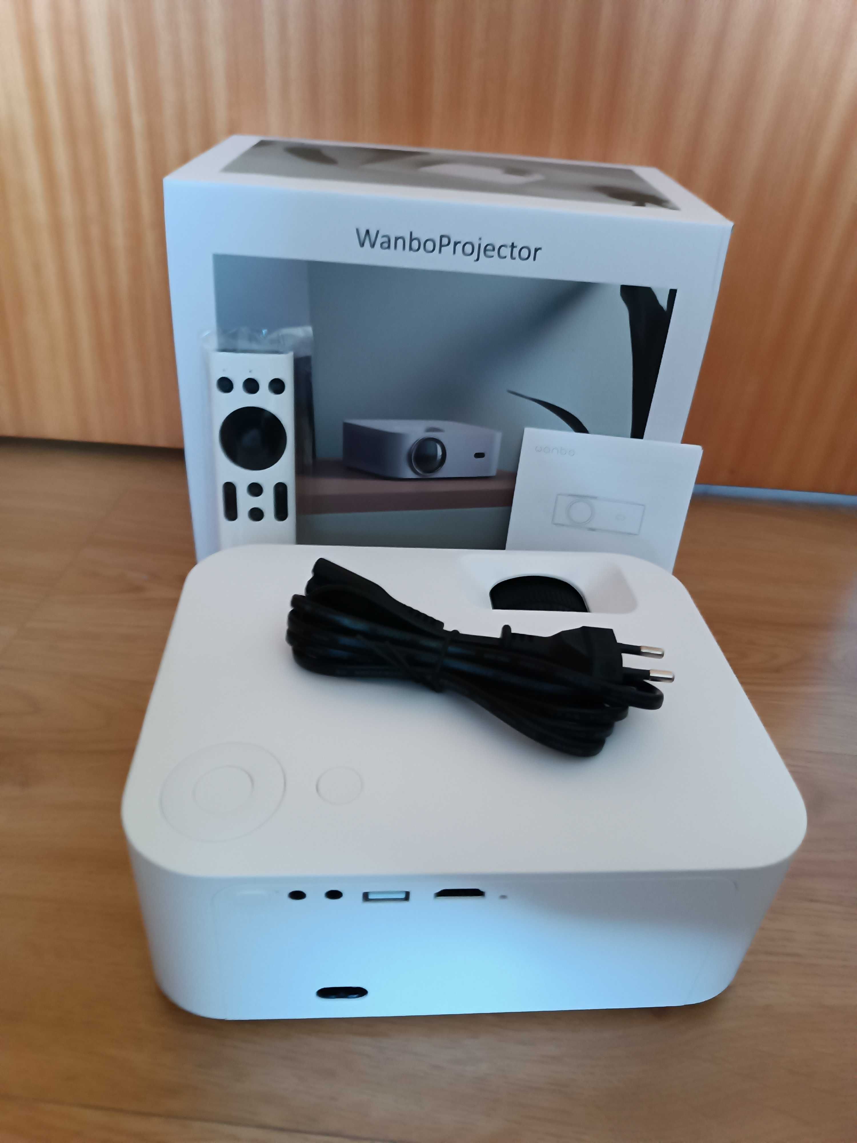 Projetor Xiaomi Wanbo / WiFi Mirroring / 5000 Lumens / 1080p (NOVO)
