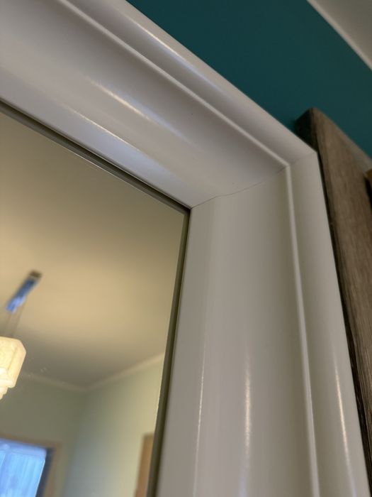 Duże białe lustro ikea hemnes 165 x74