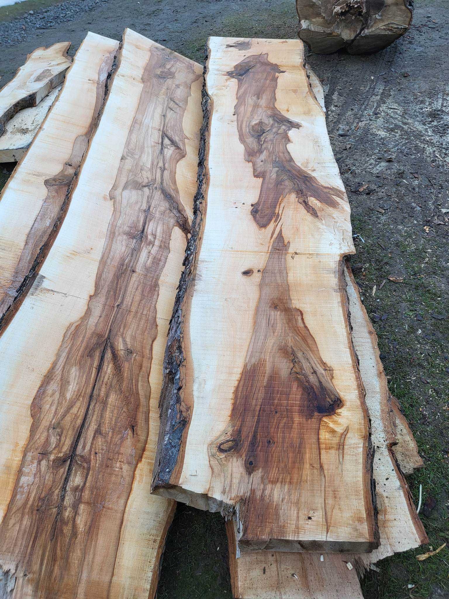 Deski Kasztan drewno 7 cm