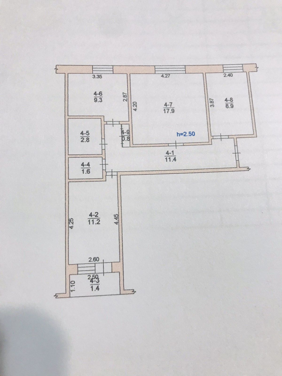 Продам 3-х комнатную чешку в Соляных