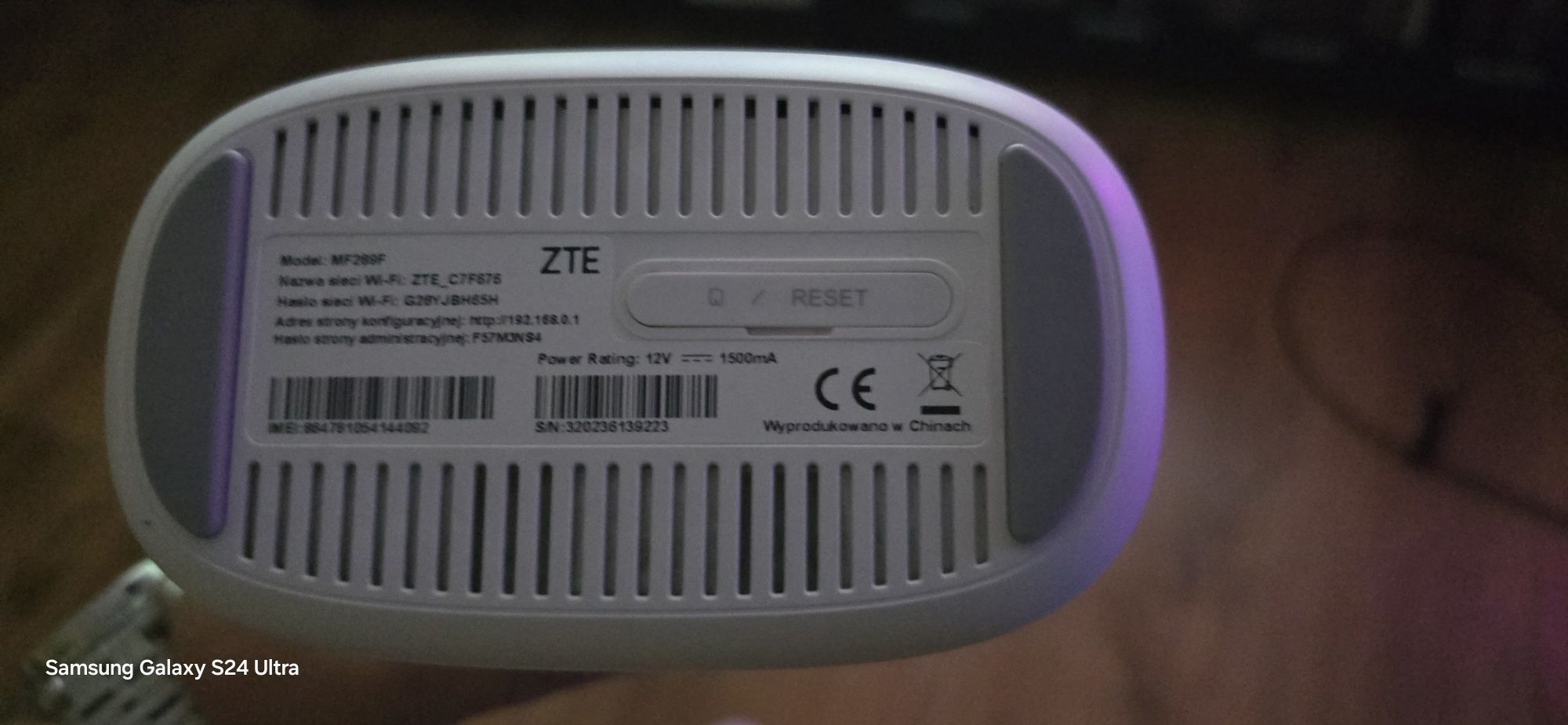 Router ZTE MF289F  na kartę sim