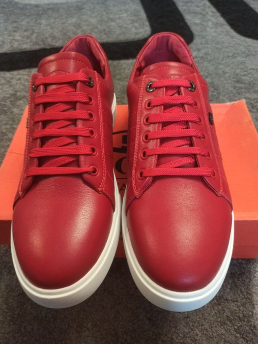 Чоловічі шкіряні кеди 45