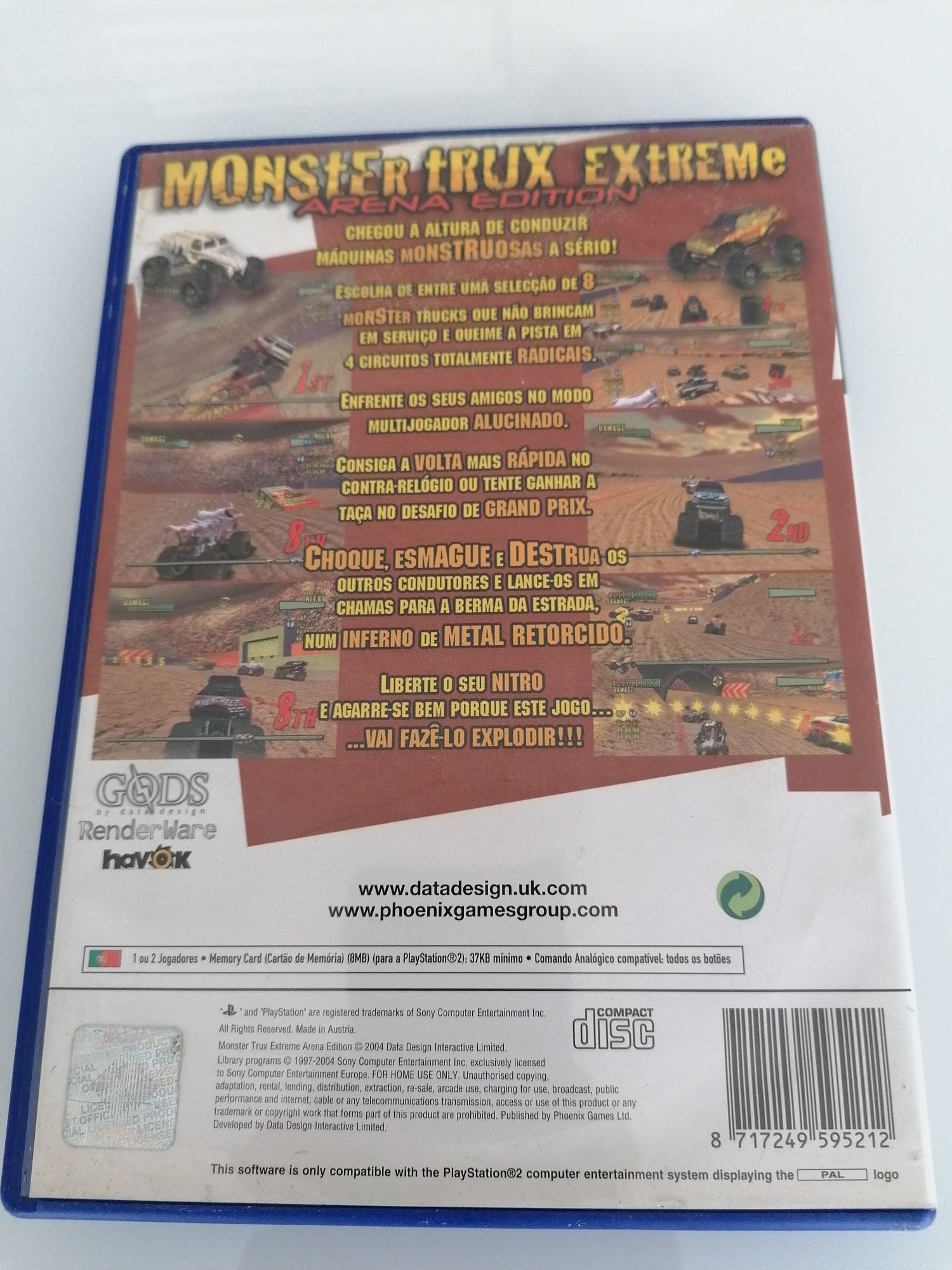 Ps2 monster trux extreme arena edition