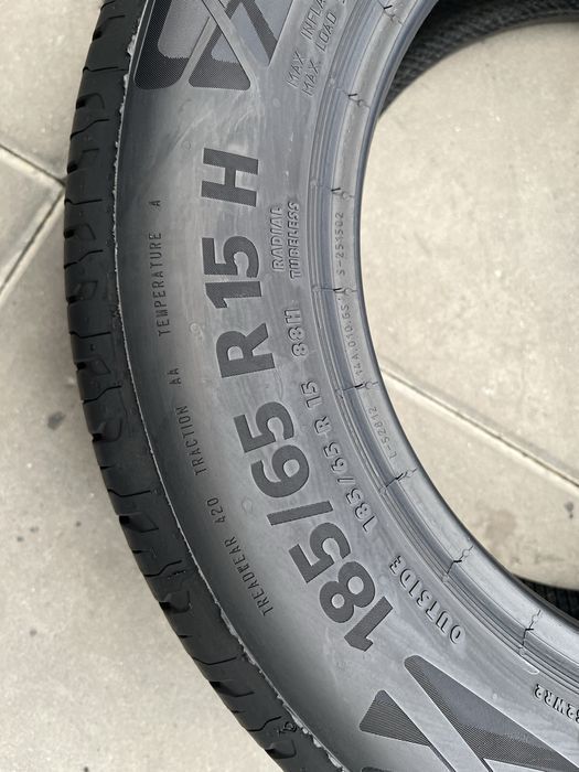 Opony letnie 185/65/R15 Continental EcoContact 6 - 2 sztuki