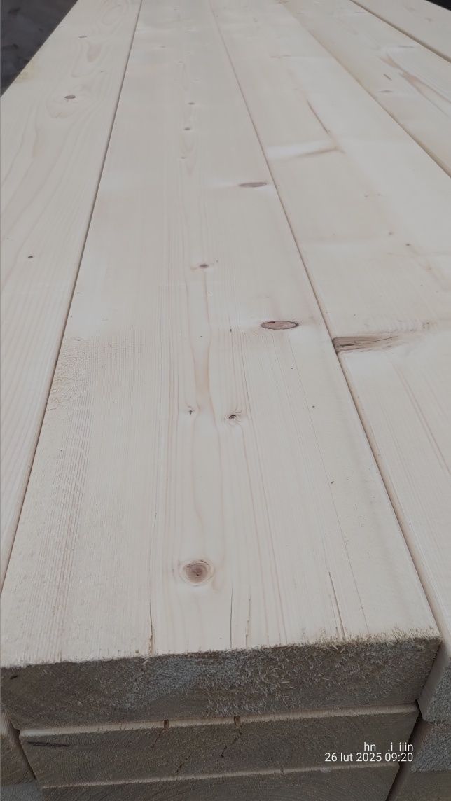 Deska tarasowa gładka 28x145 KL AB, świerk Fiński