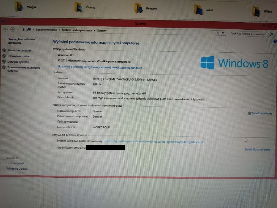 Komputer stacjonarny do gier MSI Intel GTX970 SSD 8GB RAM