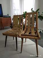 krzesła fasolka PRL