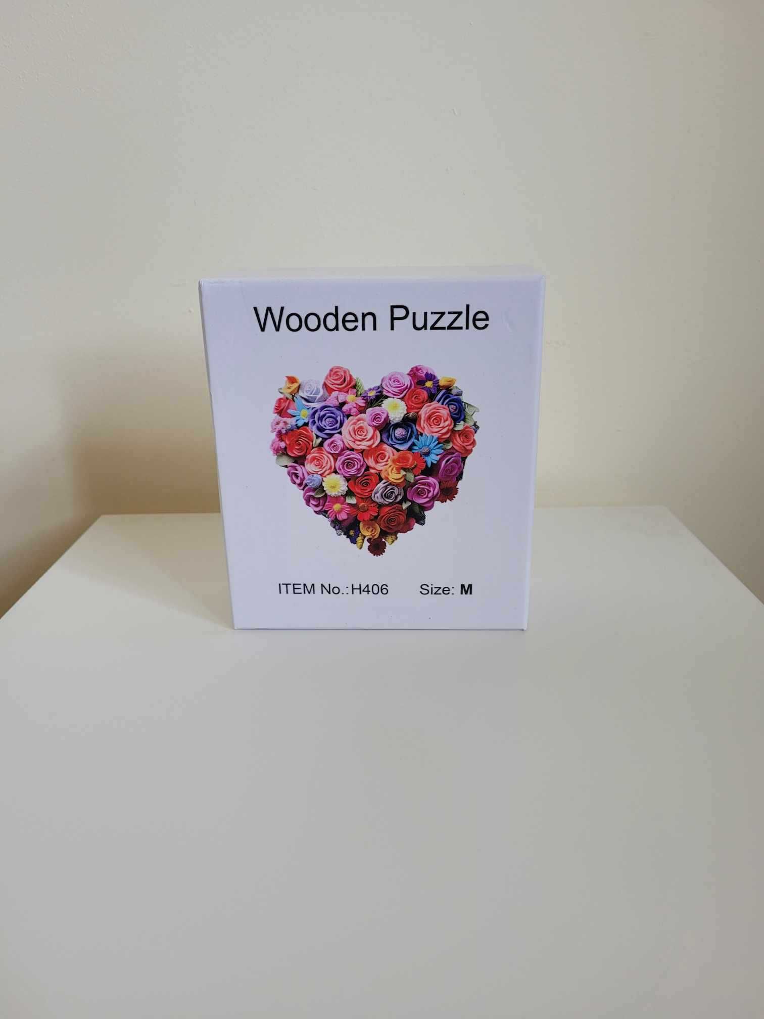 Puzzle 3D Drewniane Układanka dla dzieci i dorosłych - Serce