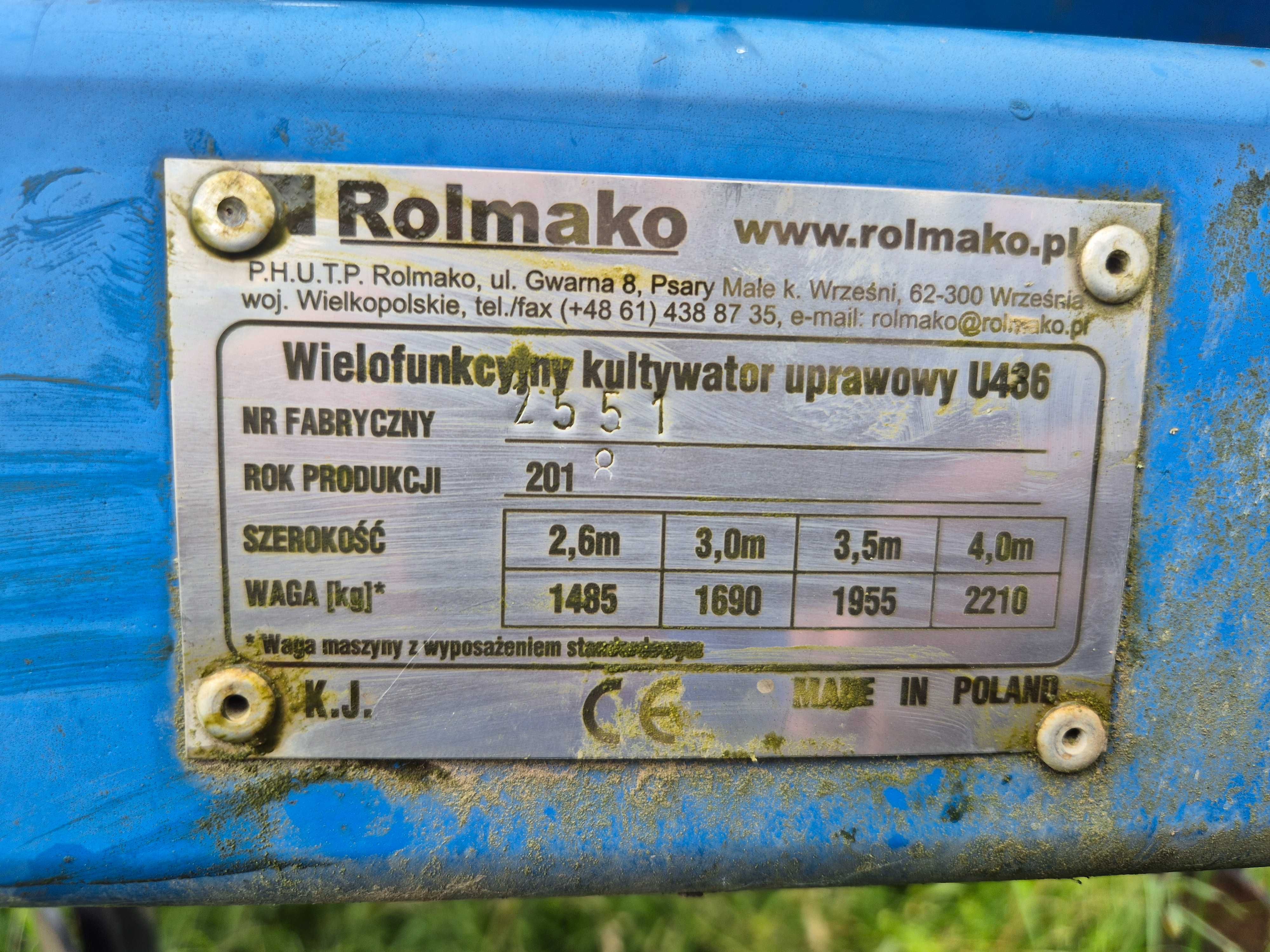 Kultywator Ścierniskowy 2018r