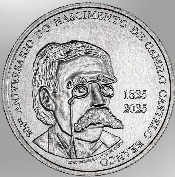 Moeda 5€ Camilo Castelo Branco 2025