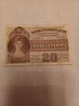 Nota de 20 centavos, 1922 a 1925