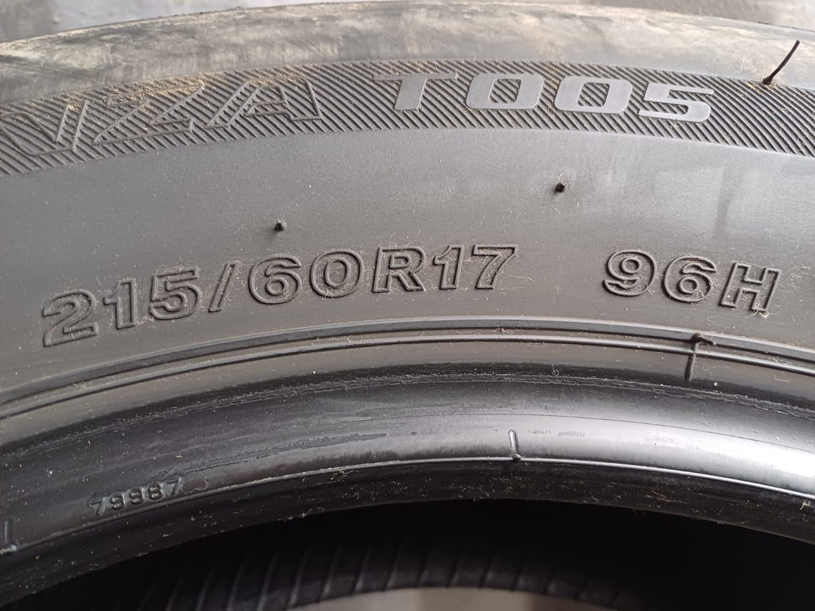 Opony Uzywane Bridgestone turanza T005 215/60 R17