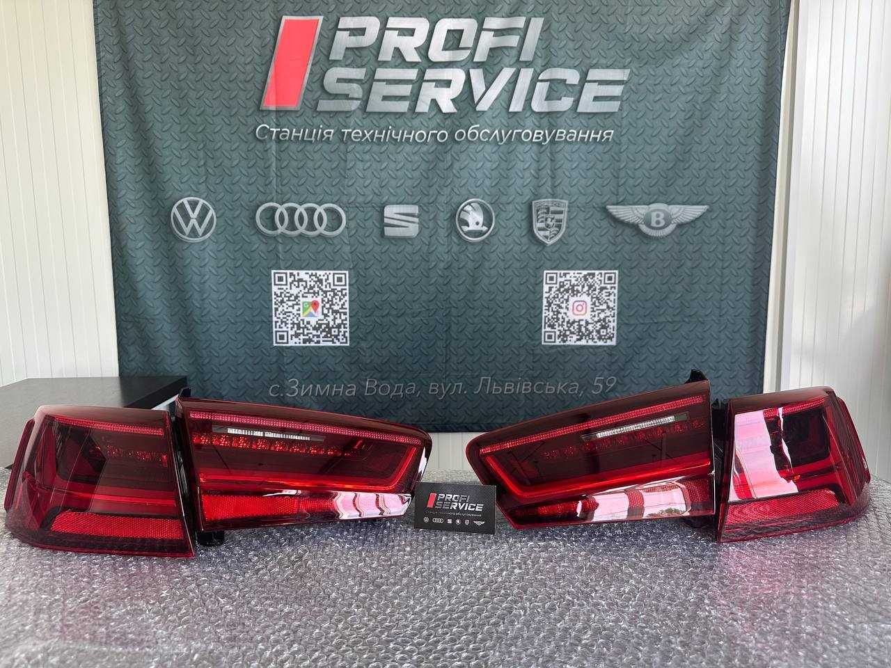 Задні LED ліхтарі Audi A6 C7 C7.5 Ауді А6 Стопи Фари Оптика Європа