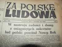 Wojskowe gazety LWP z 1953 r. Gazety W.O.W. z 1953 roku UNIKAT