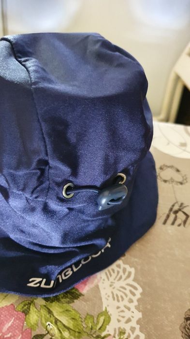 Chapeu (Suncap) azul para criança tam. S de praia