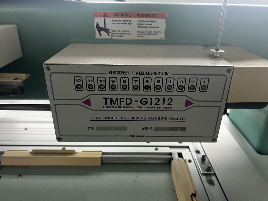 Maquina Bordar TAJIMA 12 cabeças 12 agulhas