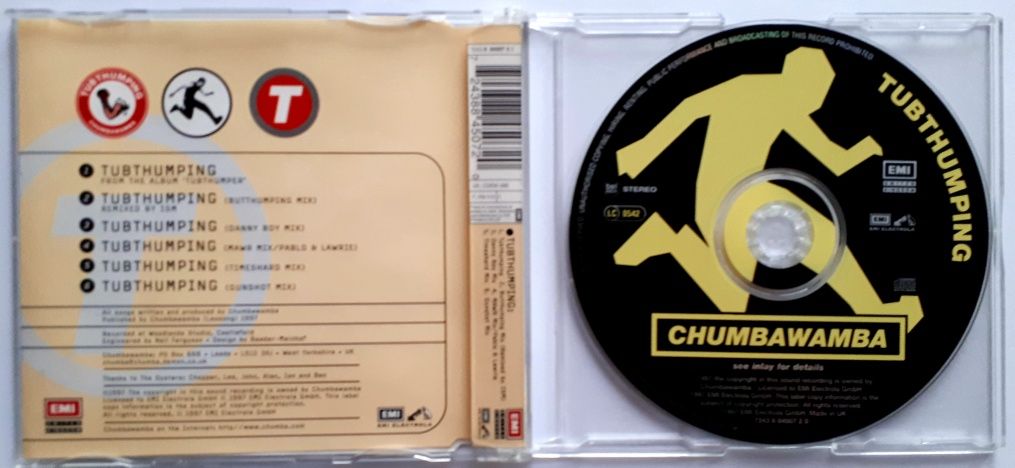 CDs Chumbawamba Tubthumping 1997r