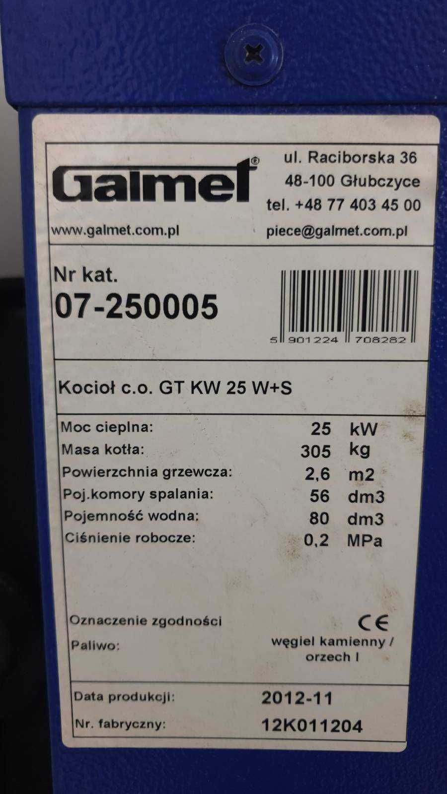 Kocioł c.o. węglowy Galmet 25 kW
