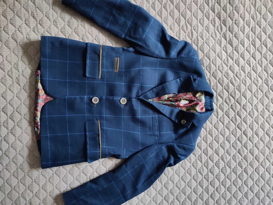 Піджак шкільний 122-128 р. синій