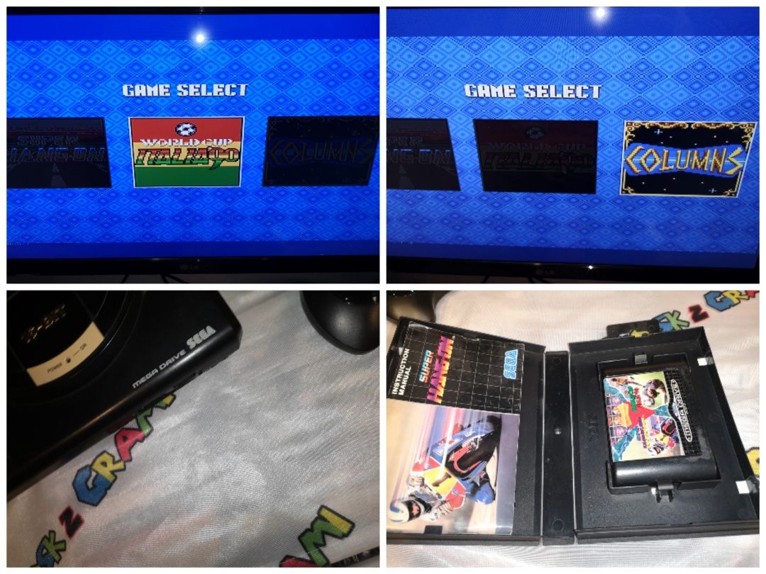 Konsola SEGA MEGA DRIVE I (wszystko oryginalne) + 3 gry