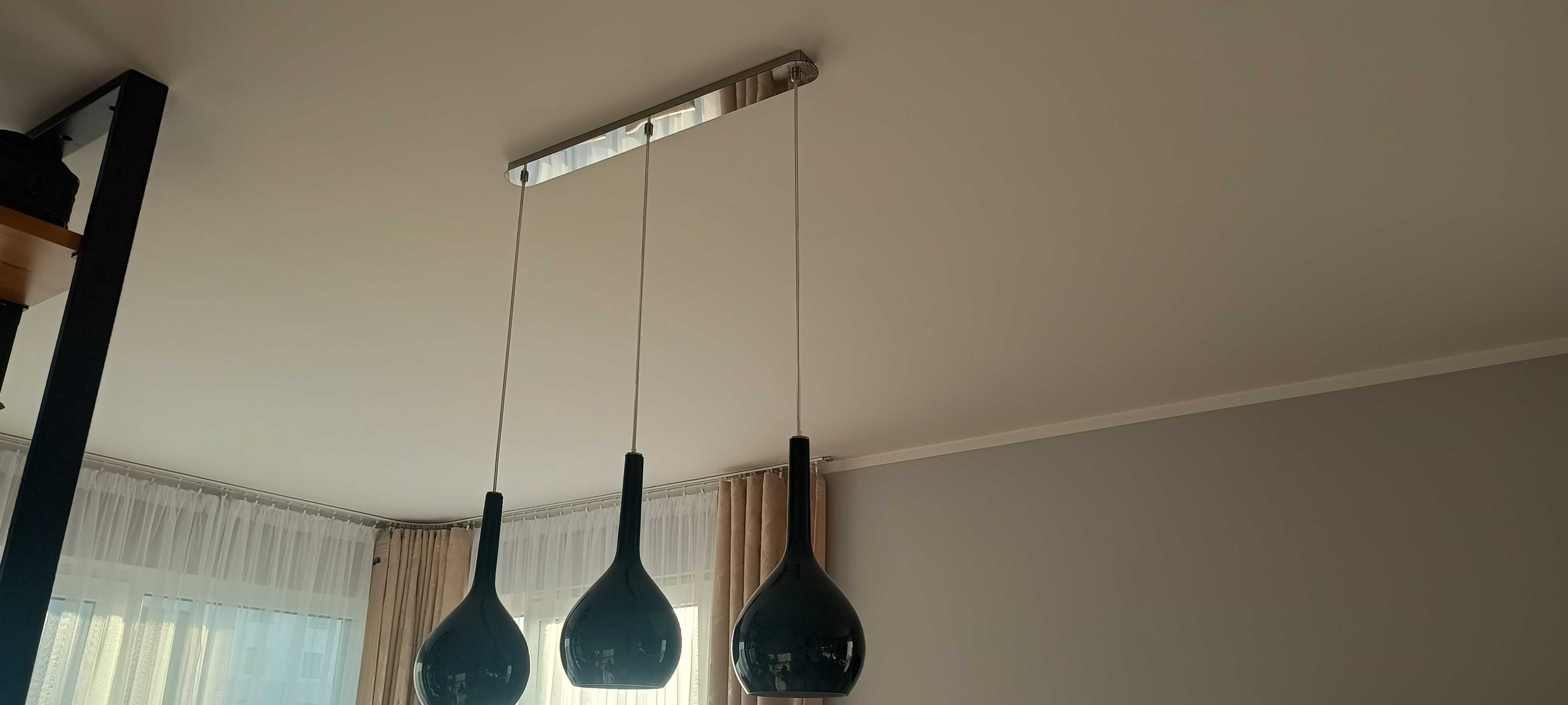 Lampa wisząca 3-punktowa czarna