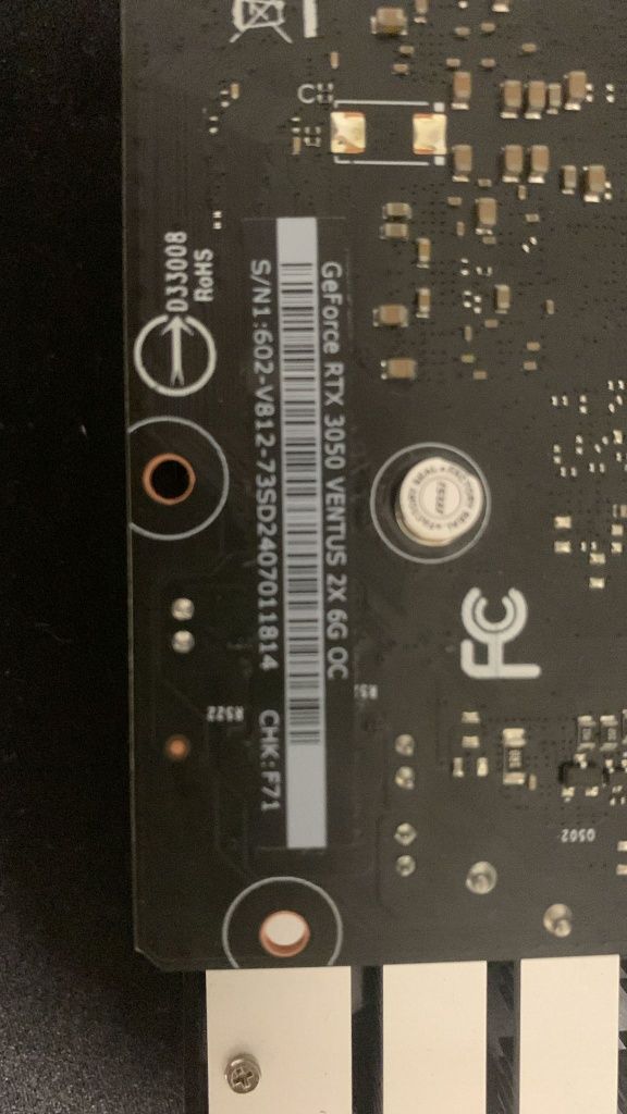 Placa Gráfica MSI Ventus 2X RTX 3050