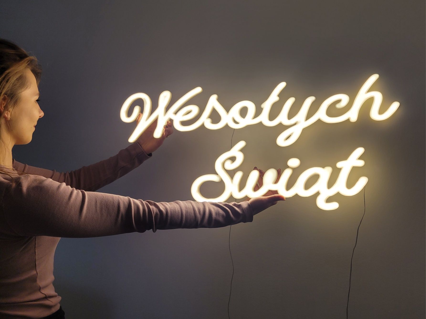 Najtaniej! Logo Lumion Ledon litery świetlne 3d led Neon  grafika