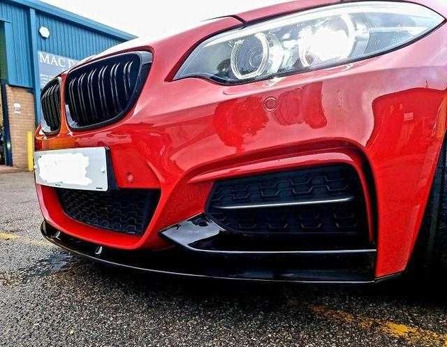 Накладка на бампер (сплітер) губа BMW F22 M performance