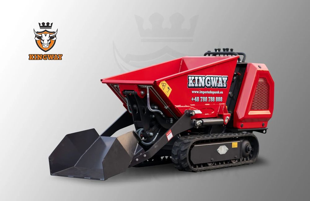 Kingway Taczka Spalinowa Z Ładowaczem Czołowym Xn800  Taczka