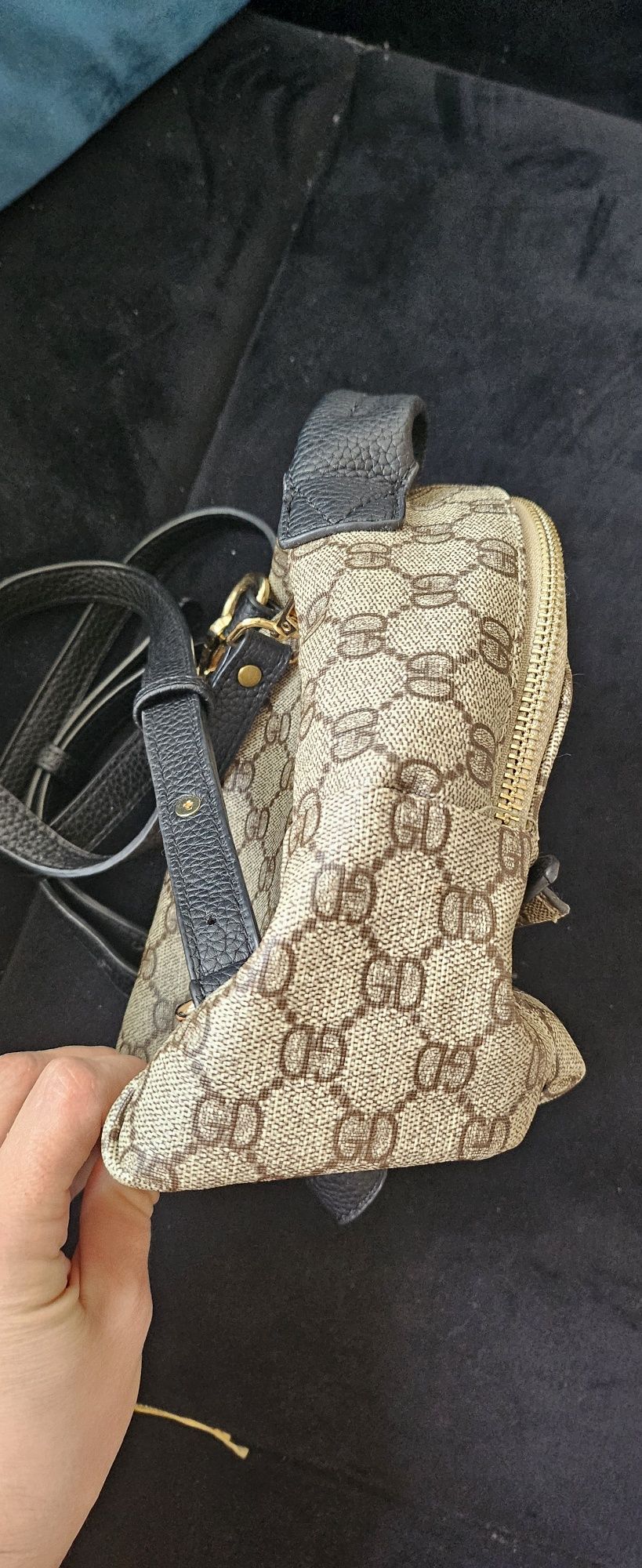 Plecak wzor na Gucci