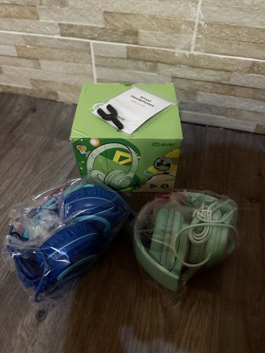 Провідні дитячі навушники набір 2 шт