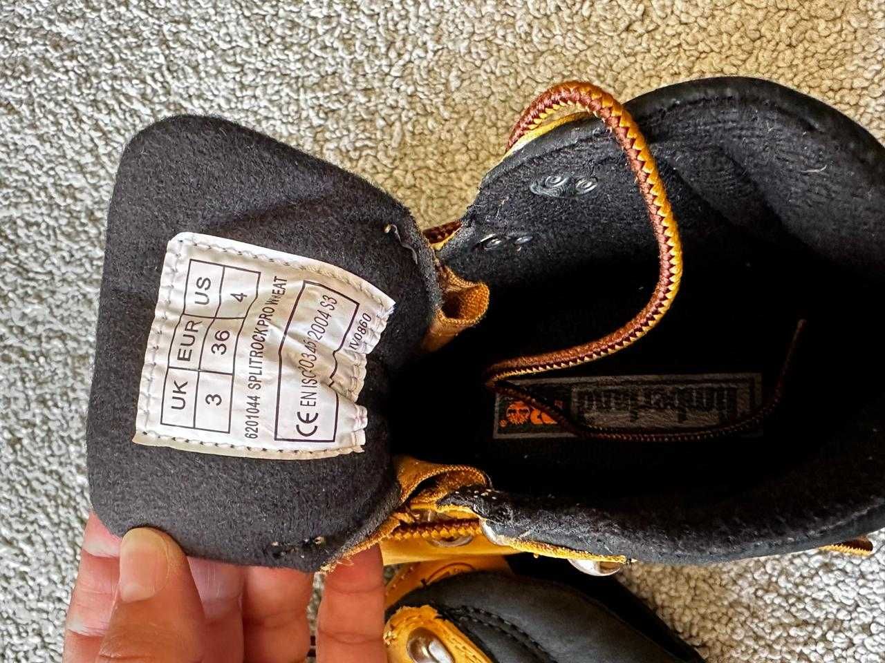Botas TIMBERLAND PRO n.º 36. Biqueira e Palmilha de Aço