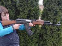 Автомат металевий на кульках Cyma ZM93 Калашнікова АК-47 іграшковий