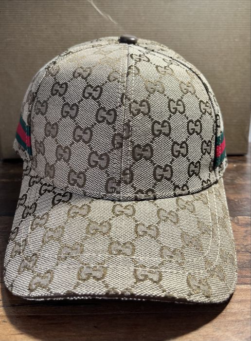 GG canvas baseball hat
