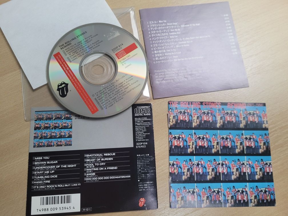 Rolling Stones- Rewind wyd. z1986 32DP614 CD JAPAN