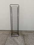 Torre para DVDs – Suporte Metálico Preto (36 DVDs)