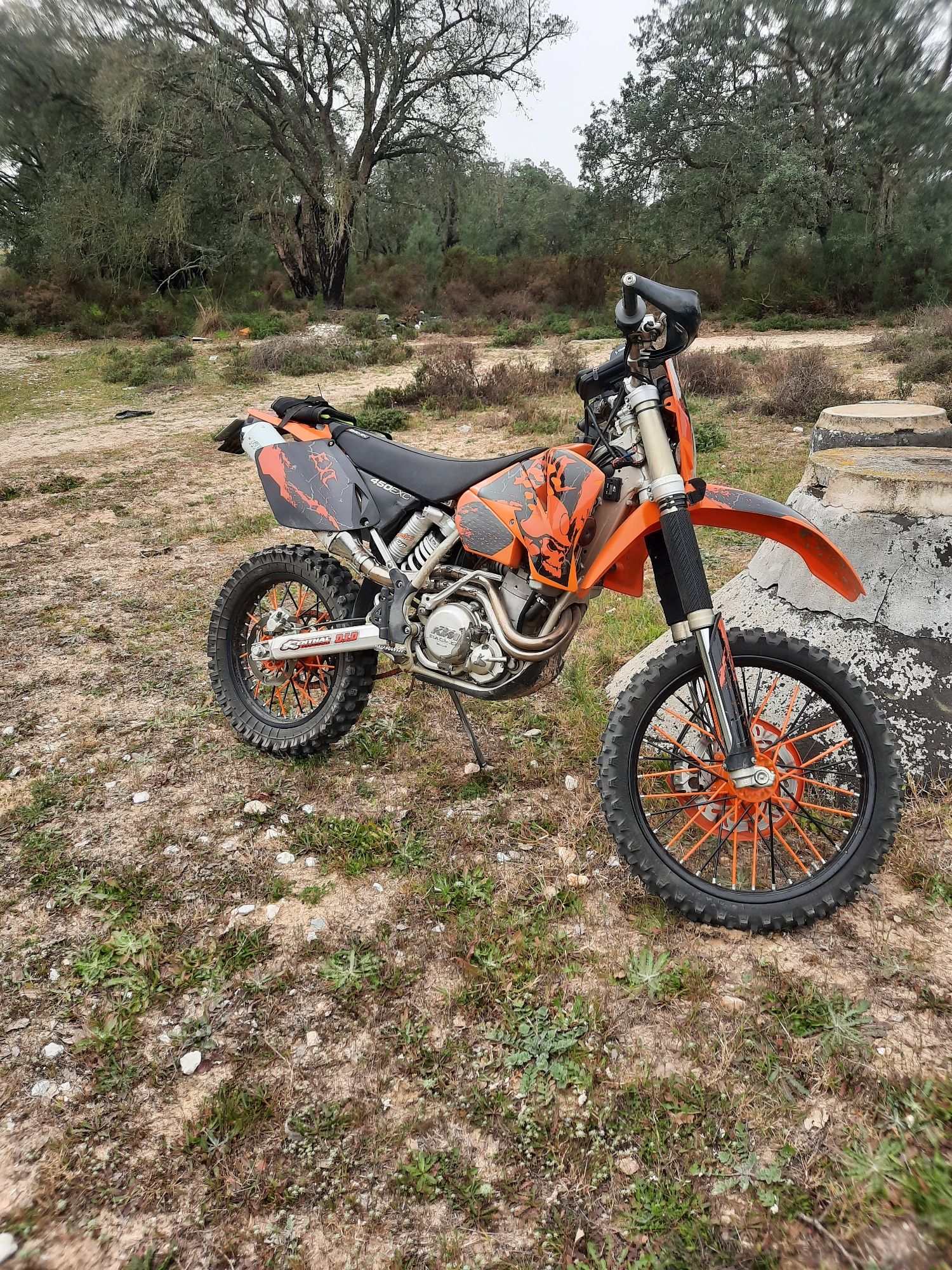 Ktm 450 EXC  matriculada aceito trocas