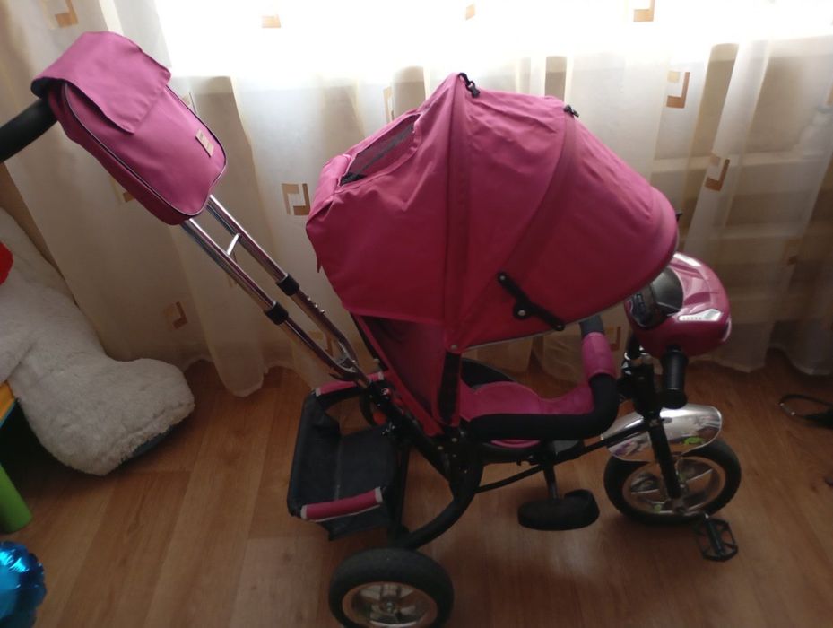 Дитячий триколісний велосипед TILLY Фіолетовий