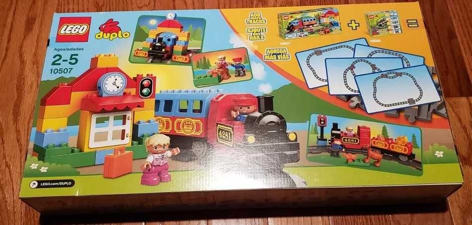 LEGO Duplo Parowóz Ciuchcia Kolejka Pociąg