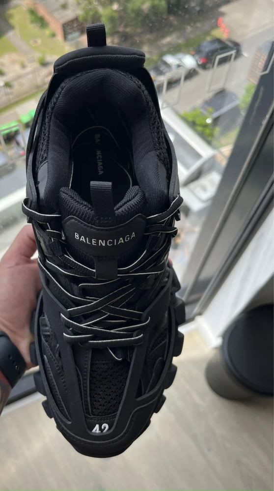 Мужские Оригинальные Кроссовки Balenciaga Track 3.0 All Black 1:1 Orig