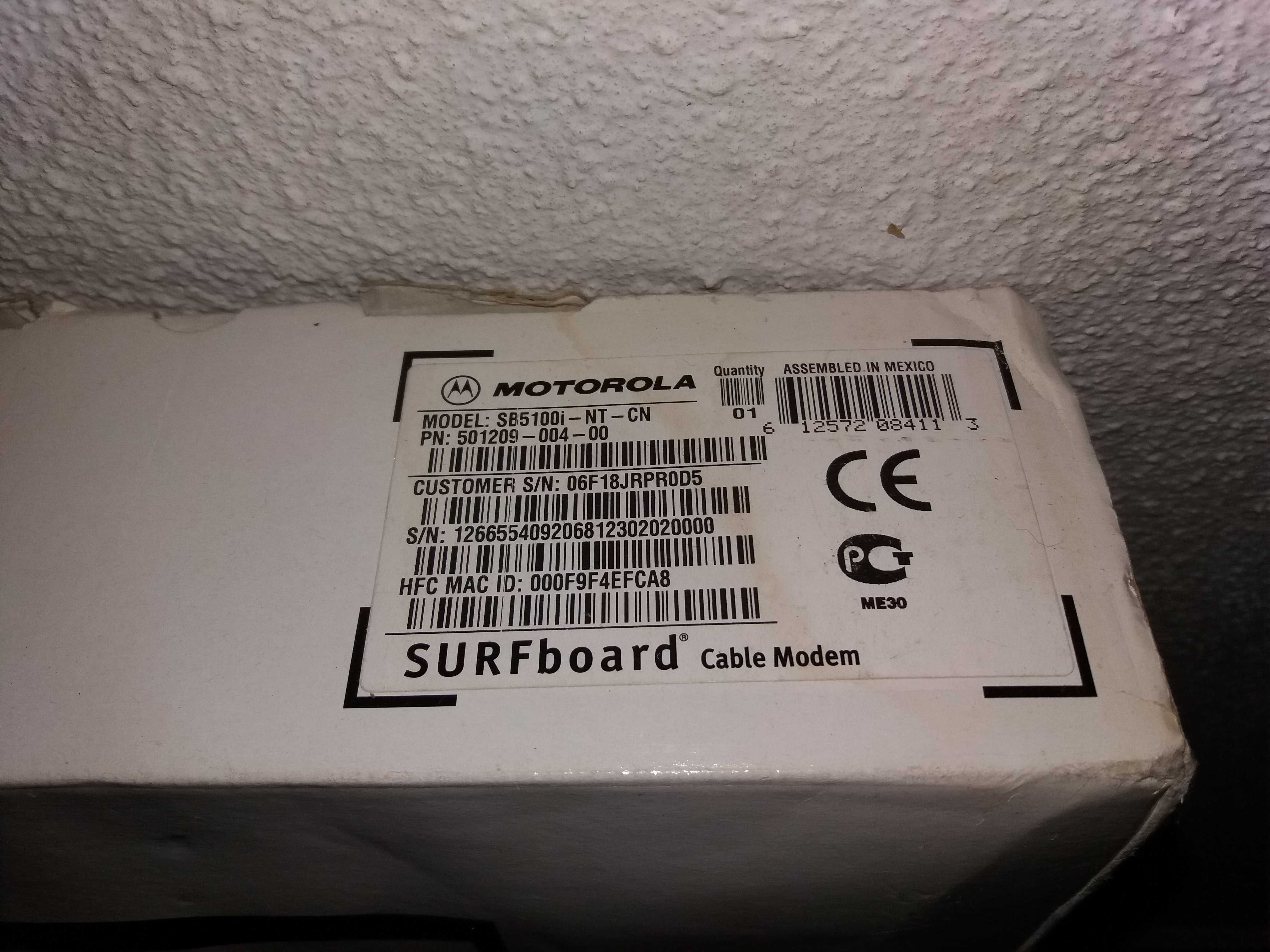 Motorola SURFboard SB5100 Modem