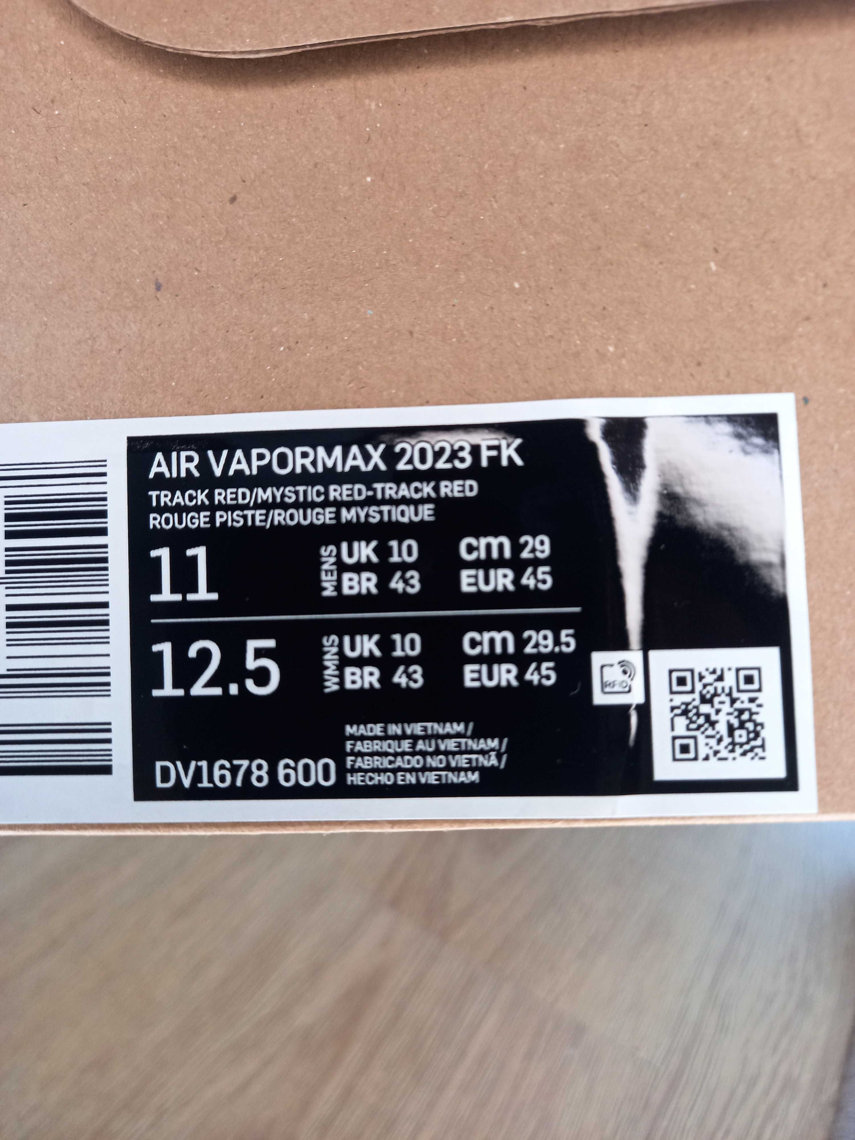 Nike VaporMax 2023 Flyknit red