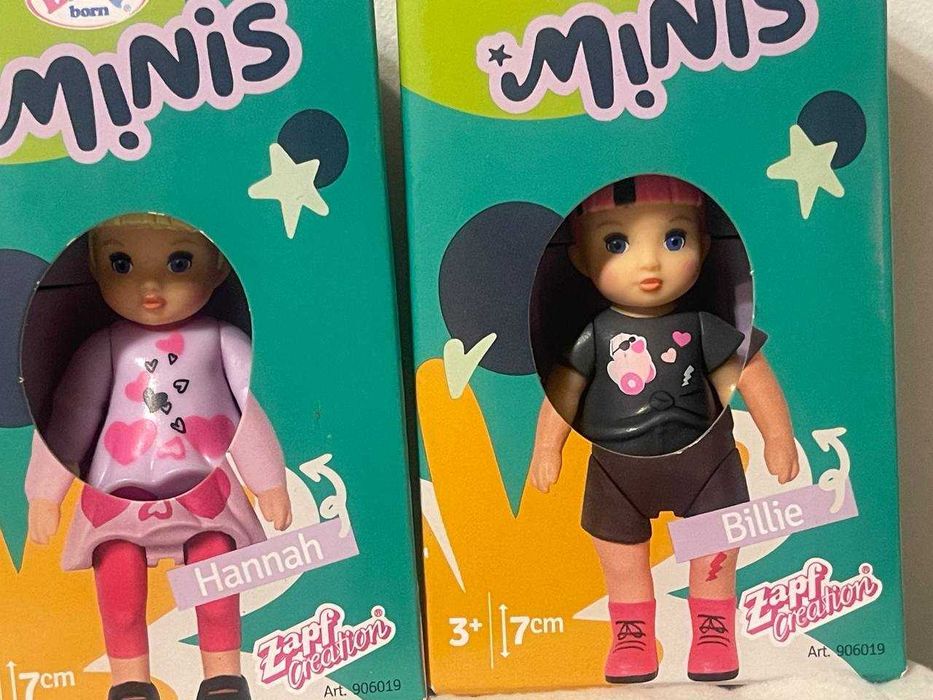 Колекційні міні-ляльки  Baby born Minis Hannah and Billie